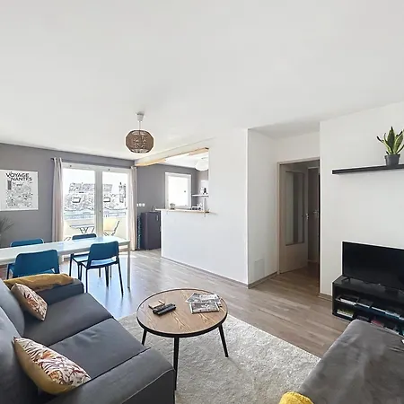 T2, île De Nantes, 4 Personnes, Balcon Sud-ouest, Proche Centre-tram Apartamento *