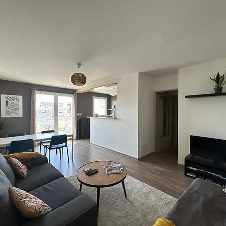 T2, île De Nantes, 4 Personnes, Balcon Sud-ouest, Proche Centre-tram Apartamento *